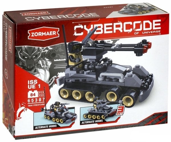 Конструктор Tank Firestorm, 84 элемента