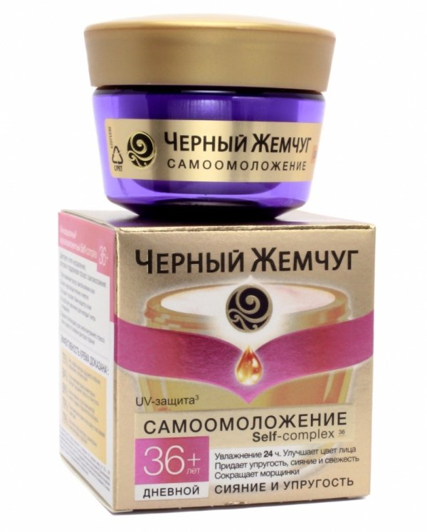 Дневной крем для лица "Черный жемчуг. Самоомоложение", 50 мл (от 36 лет)