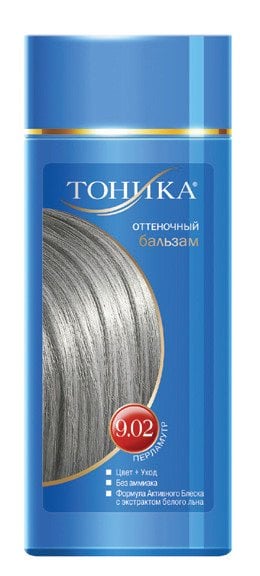 Бальзамы оттеночные Оттеночный бальзам для волос "Тоника" (оттенок: 9.02, перламутр), 150 мл