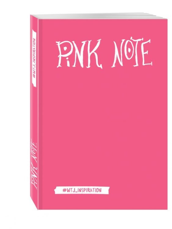 WTJ_INSPIRATION. Блокноты Pink Note. Романтичный блокнот с розовыми страницами