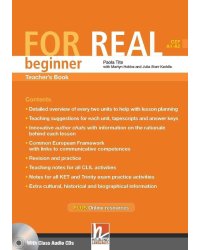 For Real. Beginner. Teacher's Book (+ Audio CD)