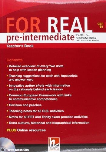 For Real. Pre-intermediate. Teacher's Book (+ Audio CD)