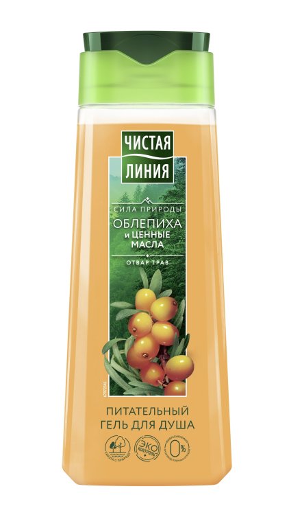 Гель для душа Чистая Линия "Питательный", 250 мл