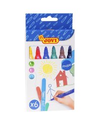 Фломастеры "Jovi Maxi", 6 цветов