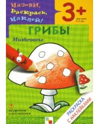 Назови, раскрась, наклей: Грибы