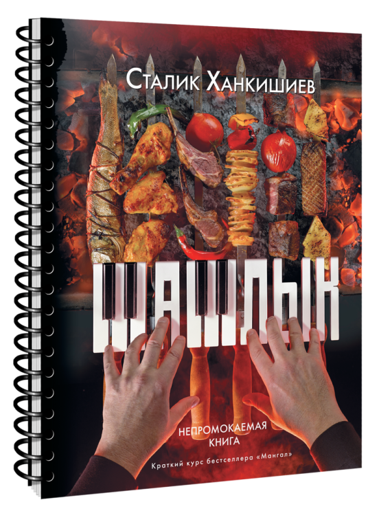 Обложка книги «Шашлык. Непромокаемая книга» — Ханкишиев Сталик, ISBN 9785171033132