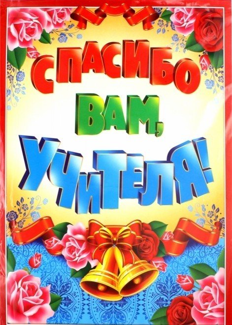 Обложка книги «Гирлянда "Спасибо вам, учителя!" с плакатом»