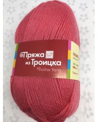Пряжа из Троицка "Новозеландская", 250 метров, 10 мотков по 100 грамм, цвет: 0453 бегония (количество товаров в комплекте: 10)
