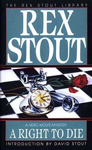 Обложка книги «A Right to Die» — Stout, ISBN 9780553240320