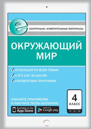 Контрольно-измерительные материалы. Окружающий мир. 4 класс. ФГОС