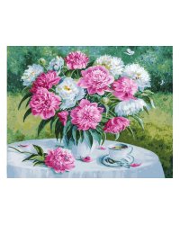 Набор для рисования "Роскошные пионы", 40x50 см