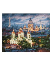 Набор для рисования "Все краски вечера. Санкт-Петербург", 40x50 см