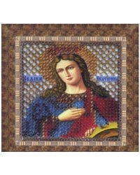 Набор для вышивания бисером "Святая Великомученица Екатерина", 6,5x6,5 см