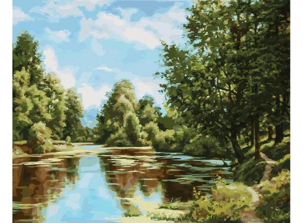 Обложка книги «Набор для рисования "В родном краю", 40x50 см»