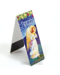 Закладка с магнитом Рождество Христово, 3,5х9,5см