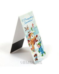 Закладка с магнитом "Рождество Христово", 3,5х9,5см