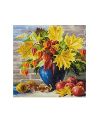 Мозаичная картина "Сентябрь", 40x40 см