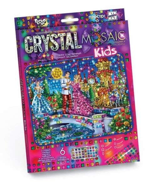Обложка книги «Набор креативного творчества "Crystal Mosaic. Золушка"»