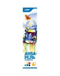 Акварель медовая, 6 цветов