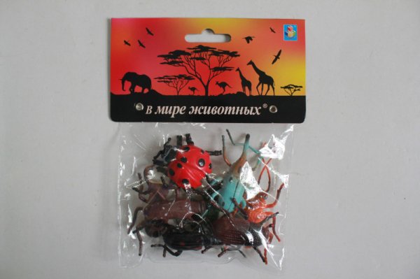 Игровой набор "В мире животных. Насекомые", 8 штук