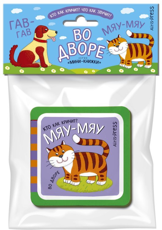 Мини-книжка. Во дворе