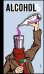 Alcohol. Soviet Anti-Alcohol Poster