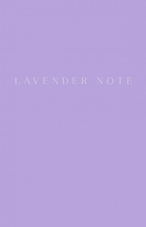 Блокнот. Lavender Note