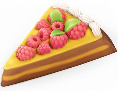 Формы для литья Пластиковая форма для мыла Bubble Time "Тортик с малиной"