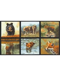 Ткань для пэчворка Peppy "Nature studies 3 panel", цвет: № ADV-16301-268 NATURE, 60х110 см