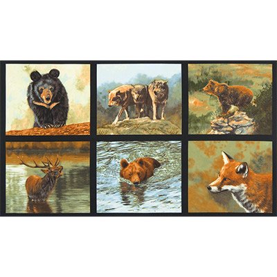 Ткань для пэчворка Peppy "Nature studies 3 panel", цвет: № ADV-16301-268 NATURE, 60х110 см