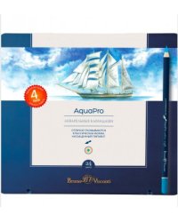 Набор акварельных карандашей "AquaPro", 24 цвета