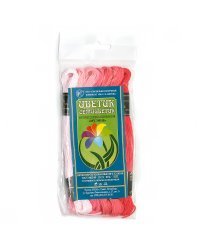 Мулине &quot;Цветик-семицветик&quot;, розовая гамма, 7 мотков по 10 метров