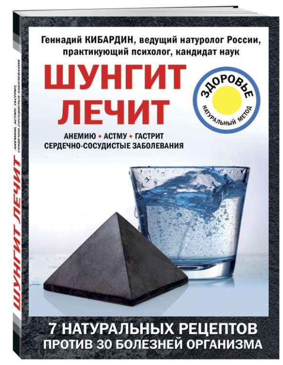 Шунгит лечит анемию, астму, гастрит, сердечно-сосудистые заболевания. 7 натуральных рецептов против 30 болезней организма