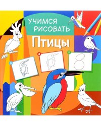Учимся рисовать. Птицы. Развивающая книга