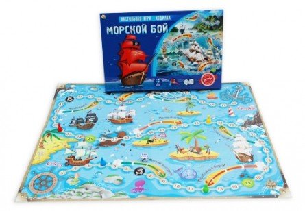 Лучшая настольная игра-ходилка. Морской бой