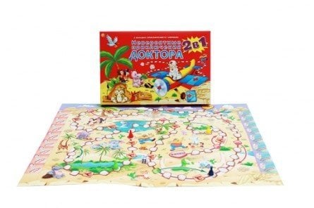 Настольная игра 2 в 1 . Невероятные приключения доктора