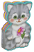 Книжка с мягкими пазлами. Котенок