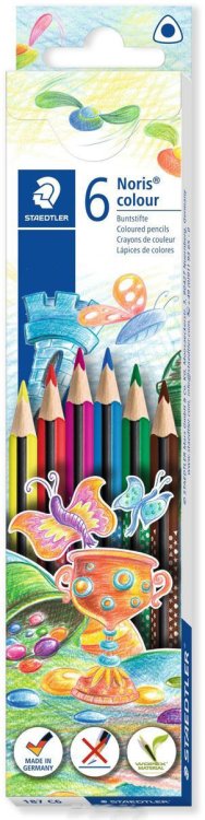 Набор цветных карандашей "Noris Colour", 6 цветов