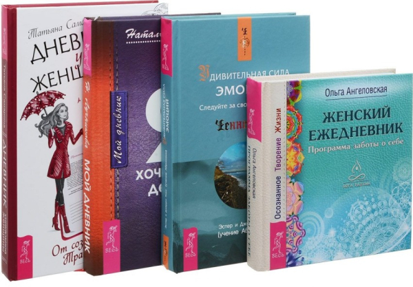 Дневник уникальной женщины. Дневник. Женский ежедневник. Удивительная сила эмоций (количество томов: 4)