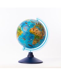 Глобус "Зоогеографический детский", 250 мм