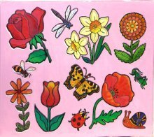 Трафареты пластиковые. Цветы