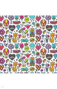 Упаковочная бумага "Мишки-Котики", 70x100 см