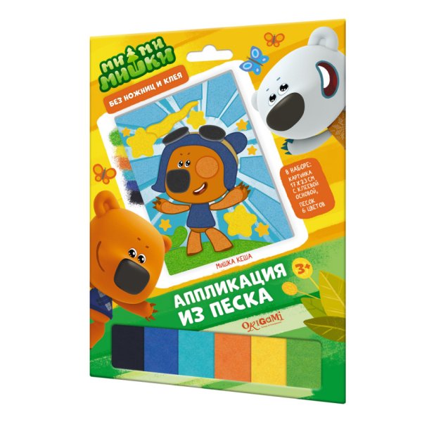 Обложка книги «Аппликация из песка. МиМиМишки. Мишка Кеша», ISBN 4680293037066