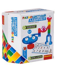 Развивающие игры "Динамический конструктор. Разноцветный лабиринт", 30 деталей
