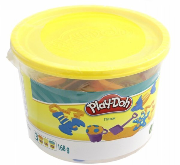 Набор для лепки. Ведерочко с пластилином и формочками