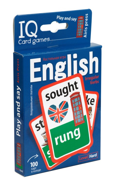 Умные игры с картами. Английские неправильные глаголы. Уровень 2