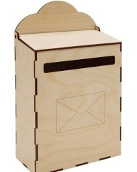 Деревянная заготовка Астра "Почтовый ящик", 7,5x15x25,5 см, арт. L-947