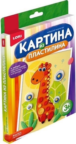 Обложка книги «Картина из пластилина "Жирафик"»