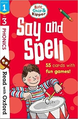 Обложка книги «Read with Oxf: Stages 1-3. Biff, Chip and Kipper: Say and Spell Flashcards» — Hunt Roderick , Brychta Alex , Young An, ISBN 9780192764386