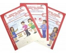 Таблицы, схемы, графики, диаграммы. 2 класс. Рабочая тетрадь. Русский язык. Математика. Окружающий мир. ФГОС (количество томов: 3)